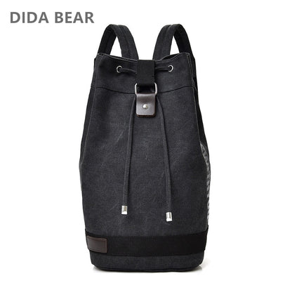 Mochila de grande capacidade homem bolsa de viagem montanhismo mochila masculina bolsa de lona bolsas de ombro masculinas mochilas de lona mochila