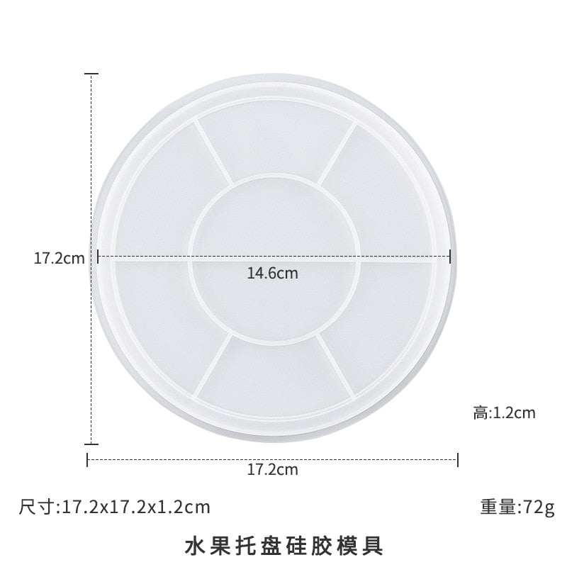 Molde de silicone concreto para vasos de flores hexagonais para plantas suculentas, caneta redonda, recipiente, gesso, molde de gesso, moldes de argila de cimento