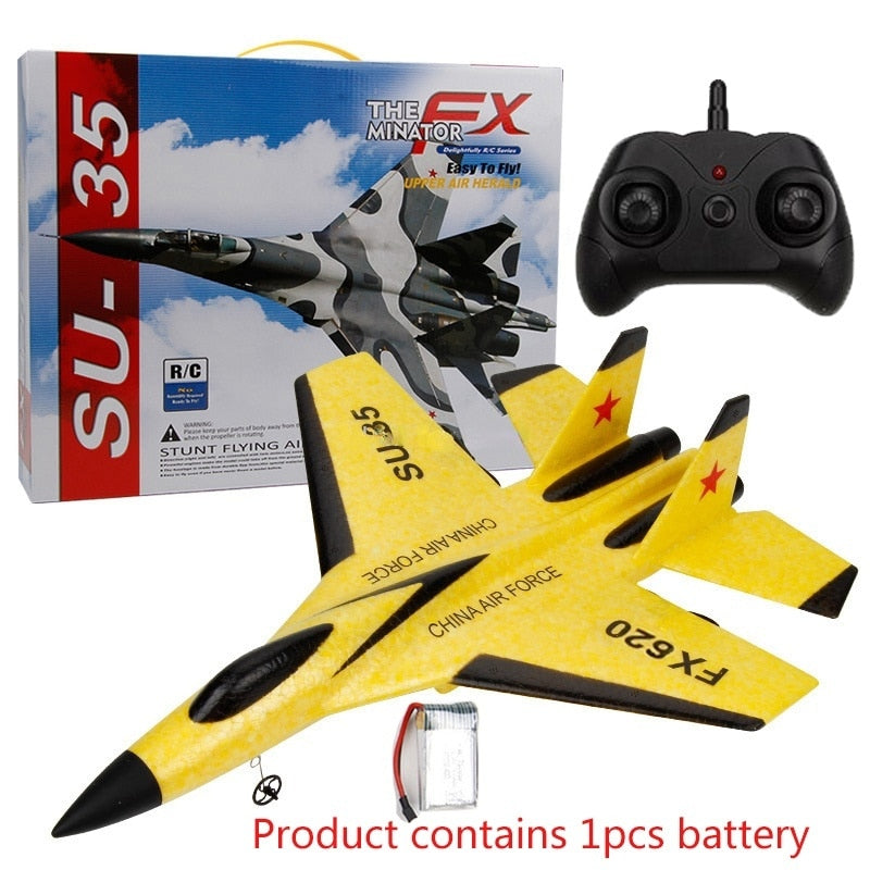 FX620 SU-35 RC Avião de Controle Remoto 2.4G Controle Remoto Avião Hobby Planador Avião EPP Espuma Brinquedos Avião RC Presente para Crianças