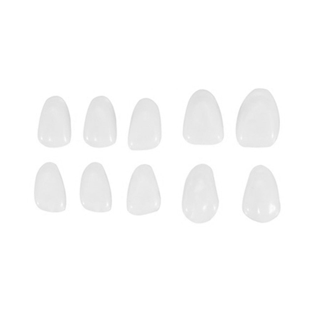 8g Facetas de clareamento dental ultrafinas Materiais de porcelana de resina Dentes temporários Película dental de clareamento anterossuperior Cuidados bucais