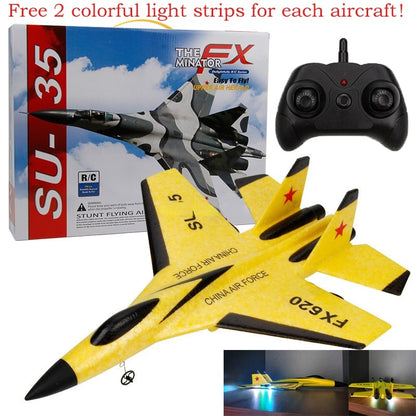 FX620 SU-35 RC Avião de Controle Remoto 2.4G Controle Remoto Avião Hobby Planador Avião EPP Espuma Brinquedos Avião RC Presente para Crianças