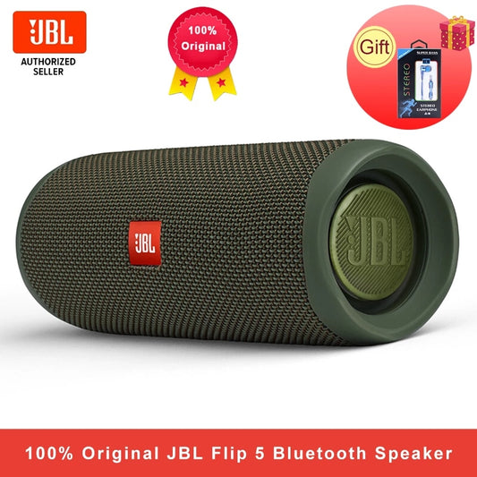 Original JBL Flip 5 alto-falante Bluetooth mini portátil IPX7 à prova d'água sem fio estéreo ao ar livre baixo música JBL FLIP5