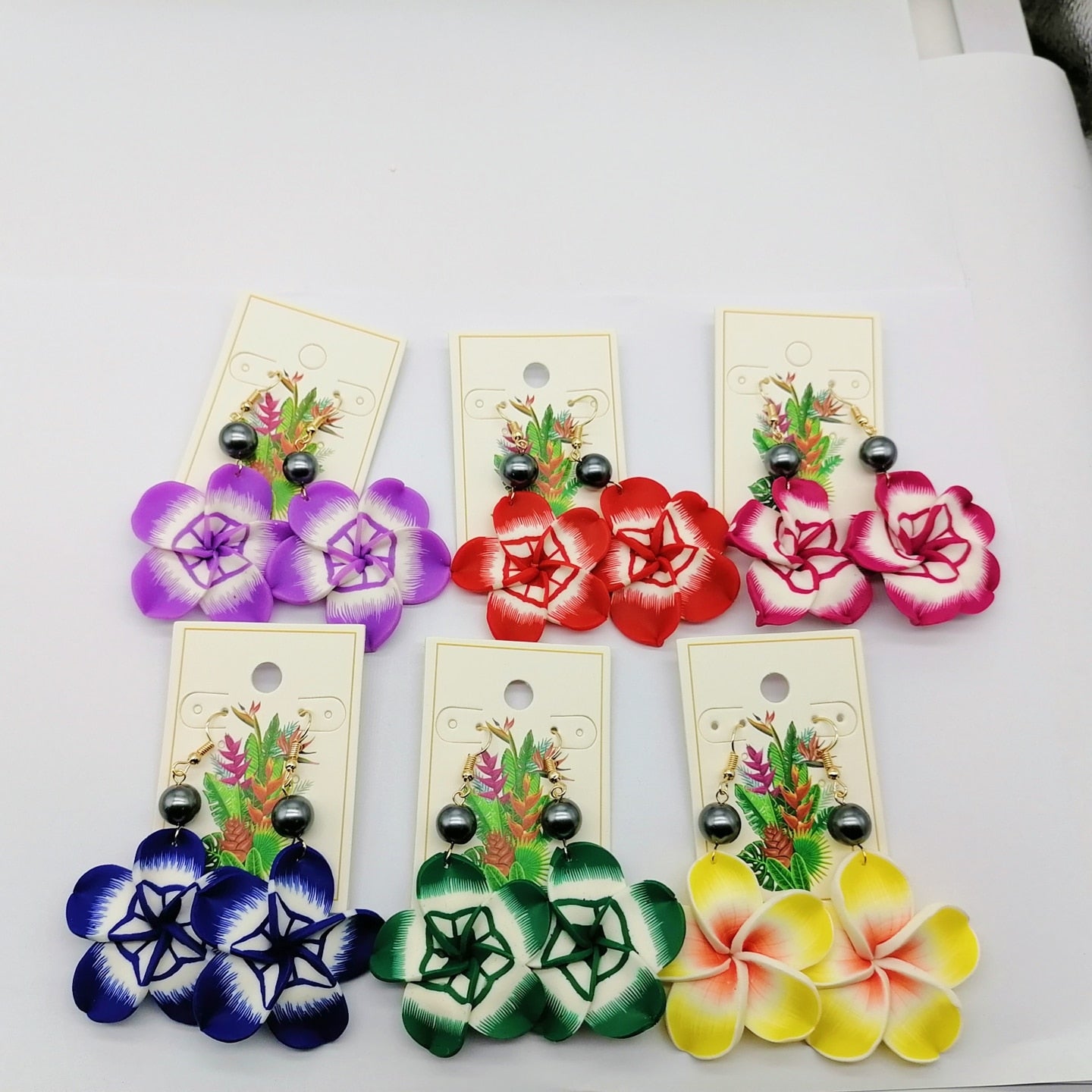 Brincos pendentes de coco havaiano, moda, feitos à mão, de polímero macio, plumeria, brincos, joias da moda, 2021, para mulheres, meninas