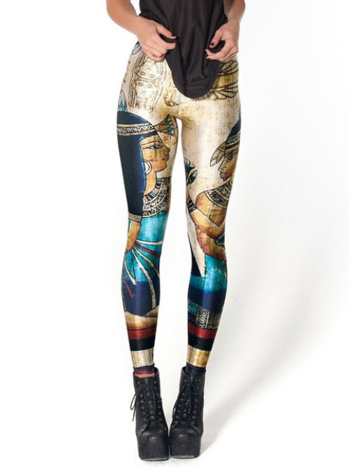 Novas leggings femininas sensuais com impressão de arte de tubarão tigre leggins leggins fitness moda fina leggings cintura alta calças femininas presente de natal