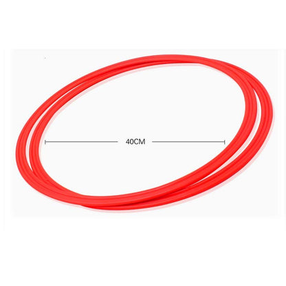 12 pçs/conjunto 40cm Futebol Speed Agility Rings ABS Sensitive Football Training Equipment Pace Lap Football Ball Training Accessories