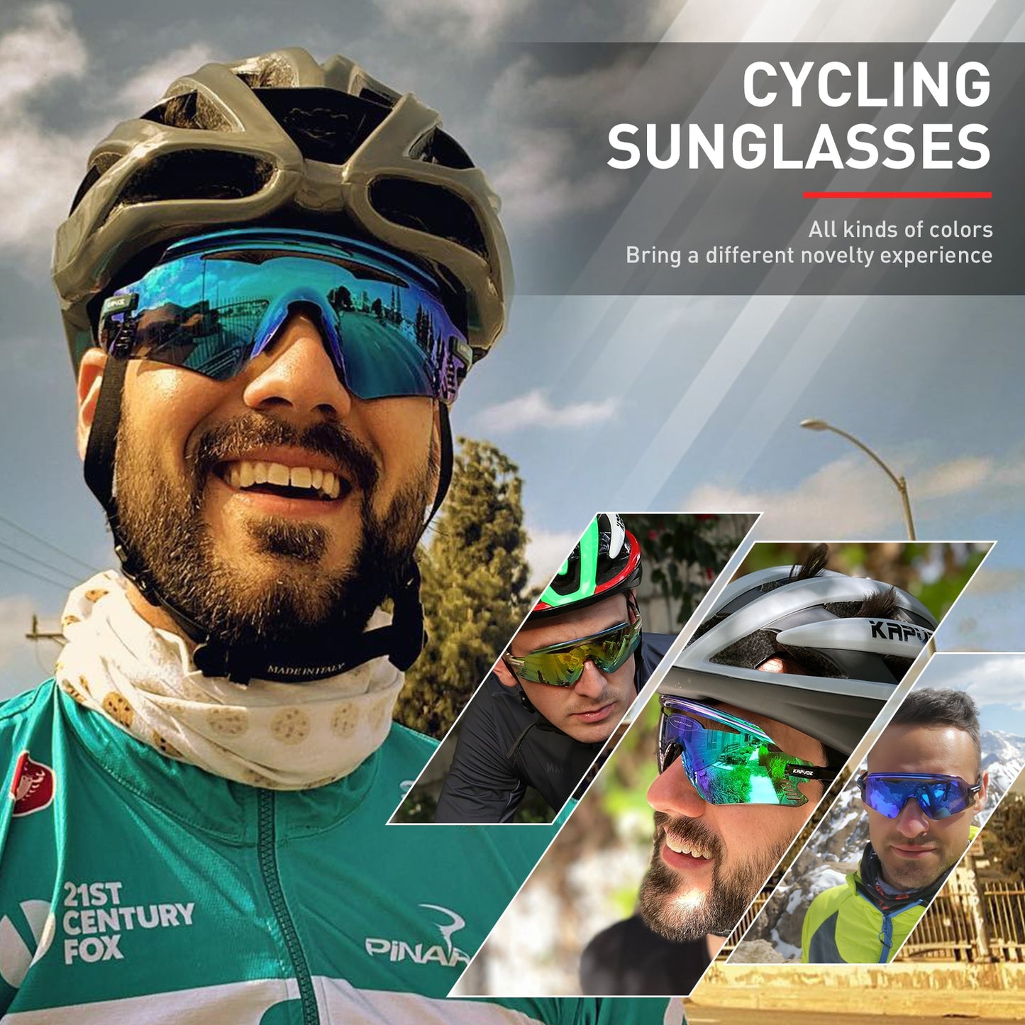 2023 Kapvoe Óculos de Sol Ciclismo Homem Óculos de Ciclismo Montanha UV400 Óculos de Bicicleta MTB Outdoor Mulher Esporte Óculos Óculos de Bicicleta