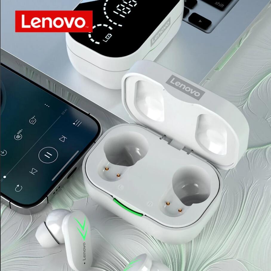 Original Lenovo XT82 TWS sem fio Bluetooth 5.1 fone de ouvido estéreo de alta fidelidade com redução de ruído para jogos fone de ouvido com microfone Dual HD